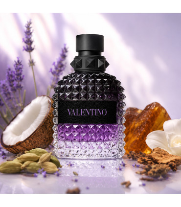 Valentino Uomo Born In Roma Purple Melancholia Eau De Toilette NEW