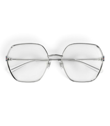 Gucci GG12850 002-Damskie Okulary , Oprawki Srebne