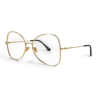 Tom Ford TF 6049-B ECO 028-Damskie Okulary , Oprawki Złote