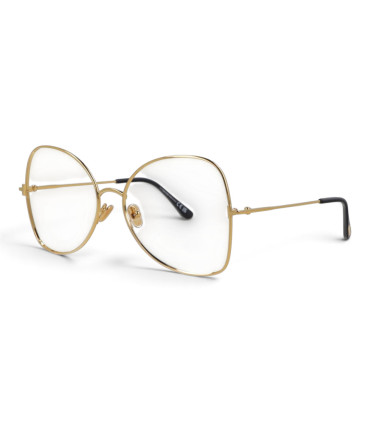 Tom Ford TF 6049-B ECO 028-Damskie Okulary , Oprawki Złote