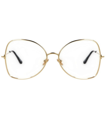 Tom Ford TF 6049-B ECO 028-Damskie Okulary , Oprawki Złote