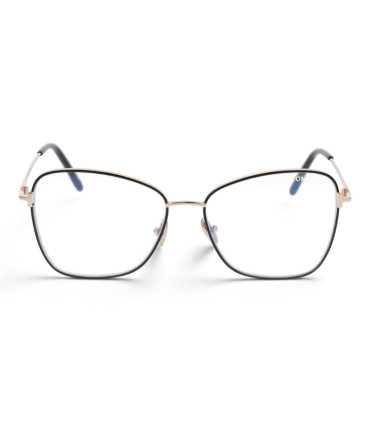 Tom Ford TF5906-B 001-Damskie Okulary , Oprawki Czarne-Złote