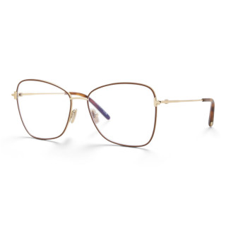 Tom Ford TF5906-B  046-Damskie Okulary , Oprawki Brązowe-Złote