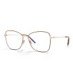Tom Ford TF5906-B  046-Damskie Okulary , Oprawki Brązowe-Złote