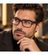 Tom Ford TF5941-B 053-UNISEX Okulary , Oprawki Brązowe