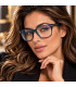 Tom Ford TF5949-B 092-Damskie Okulary,Oprawki Transparentny,Turkusowy