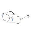 Tom Ford TF5739-B 001-Damskie Okulary,Oprawki Czarne, Złote