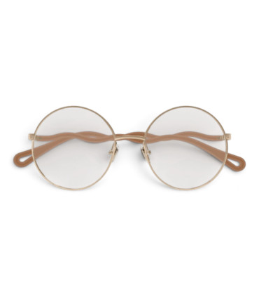 Chloe CH0057O 006-Damskie Okulary , Oprawki Beżowe