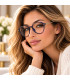 Tom Ford TF 5875-B 090-Damskie Okulary,Oprawki Granatowe