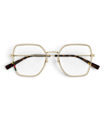 Gucci GG1850O 003-Damskie Okulary , Oprawki Złote