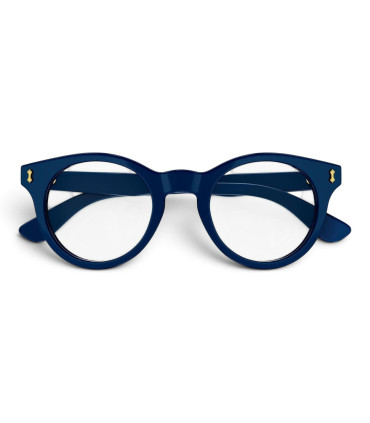 Gucci GG1266O 002-UNISEX Okulary , Oprawki Niebieskie