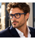 Gucci GG1266O 002-UNISEX Okulary , Oprawki Niebieskie