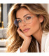 Tom Ford TF5595-B 016 Damskie Okulary , Oprawki Srebne