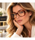 Gucci - GG1236OA 002 Damskie Okulary , Oprawki Havana
