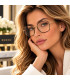 Gucci -GG1198OA 001 UNISEX Okulary , Oprawki Złoto-Czarne