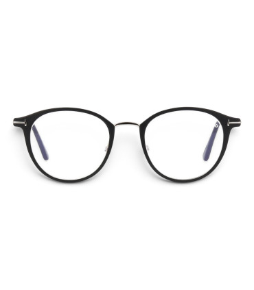 Tom Ford TF5528-B 001 UNISEX Okulary , Oprawki Czarne