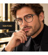 Tom Ford TF5528-B 001 UNISEX Okulary , Oprawki Czarne