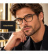 Tom Ford TF5412 001 Męskie Okulary , Oprawki Czarne