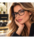 Tom Ford TF5597-B 001 Damskie Okulary , Oprawki Czarne